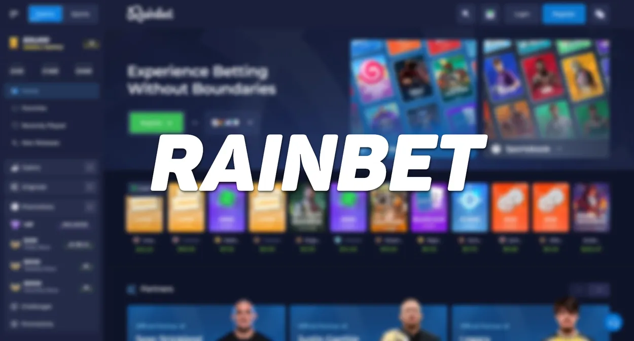 Rainbet cashier with the XRP address, the unlabelled tag number and the ten-confirmation notice